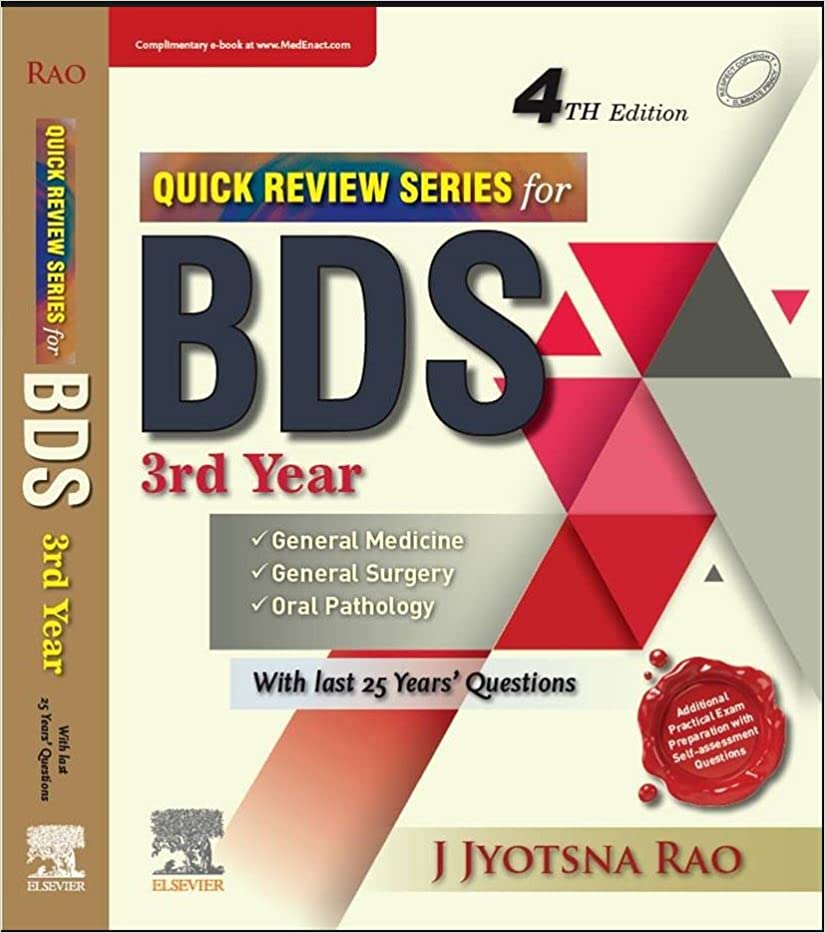 Quick Review Series for BDS 3rd Year 4th/2022