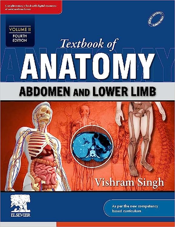 Textbook of Anatomy Abdomen and Lower Limb 4TH/2023 VOL-2