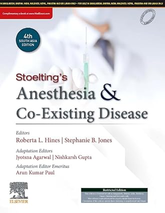 Stoelting's Anesthesia And Co-Existing Disease 4thSAE/2024