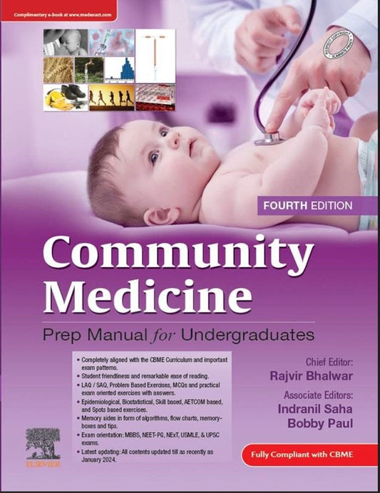 Community Medicine Prep Manual For Undergraduates 4th/2024