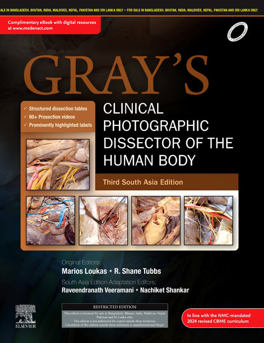 Gray’s Clinical Photographic Dissector of the Human Body, 3RD/SAE- 2026 - Raveendranath Veeramani