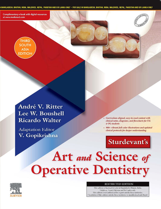 STURDEVANTS ART AND SCIENCE OF OPERATIVE DENTISTRY 3RD SAE/2025 - V GOPIKRISHNA