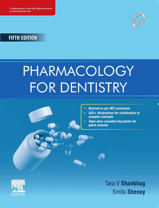Pharmacology for Dentistry 5th/2025 - Tara V Shanbhag