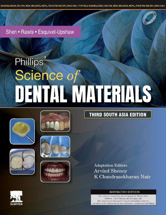 PHILLIPS SCIENCE FOR DENTAL MATERIALS 3RD SAE/2026 - ARVIND SHENOY
