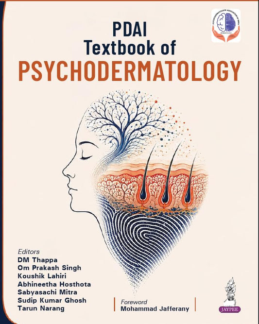 PDAI TEXTBOOK OF PSCYODERMATOLOGY FOR DERMATOLOGIST PSYCHIATRY AND POSTGRADUATES 1ST/2026- DM THAPPA