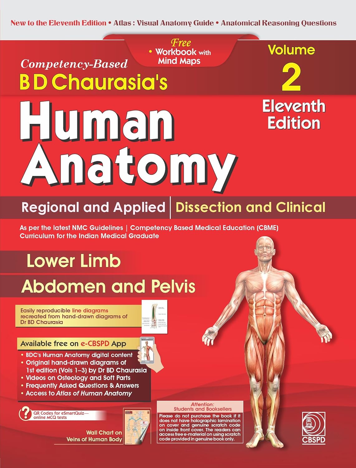 BD CHAURASIA HUMAN ANATOMY VOL-2  LOWER LIMB AND PELVIS 11TH/2027- KRISHNA GARG