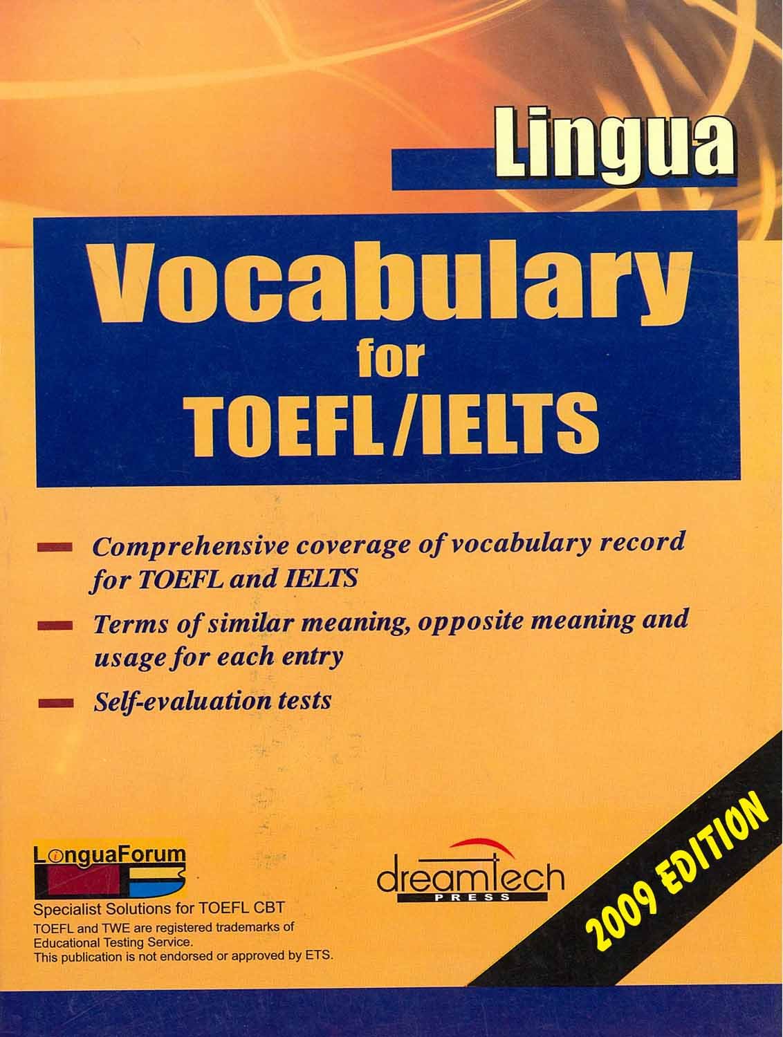 LINGUA VOCABULARY FOR TOEFL/IELTS 1ST/2003-LINGUA