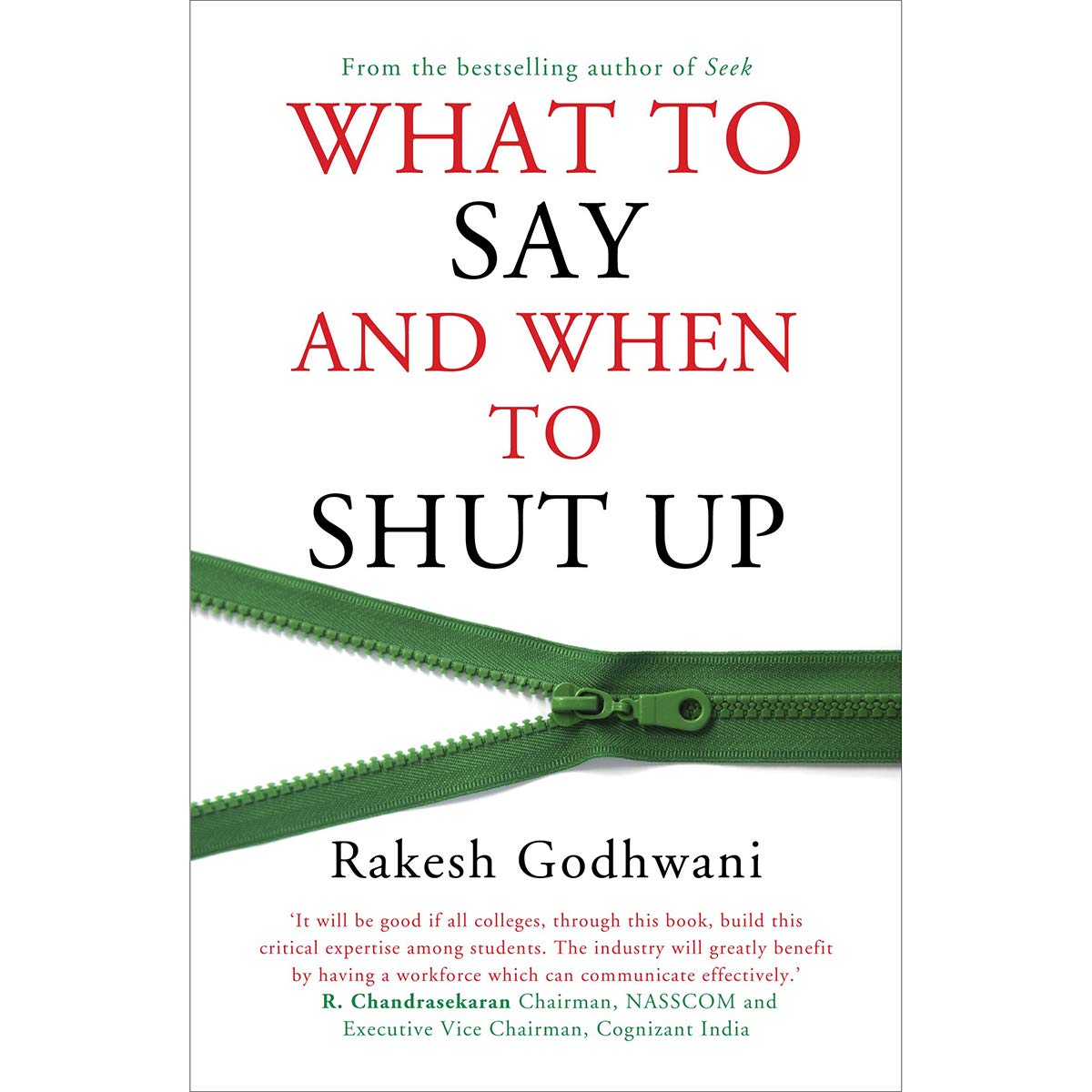 WHAT TO SAY AND WHEN TO SHUT UP - GODHWANI RAKESH