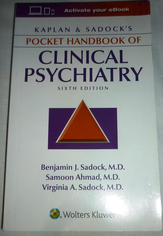 POCKET HANDBOOK OF CLINICAL PSYCHIATRY 5TH/2010-BENJAMIN SADOCK