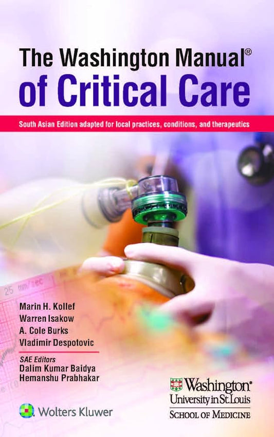 Washington Manual of Critical Care 1st SAE/2021