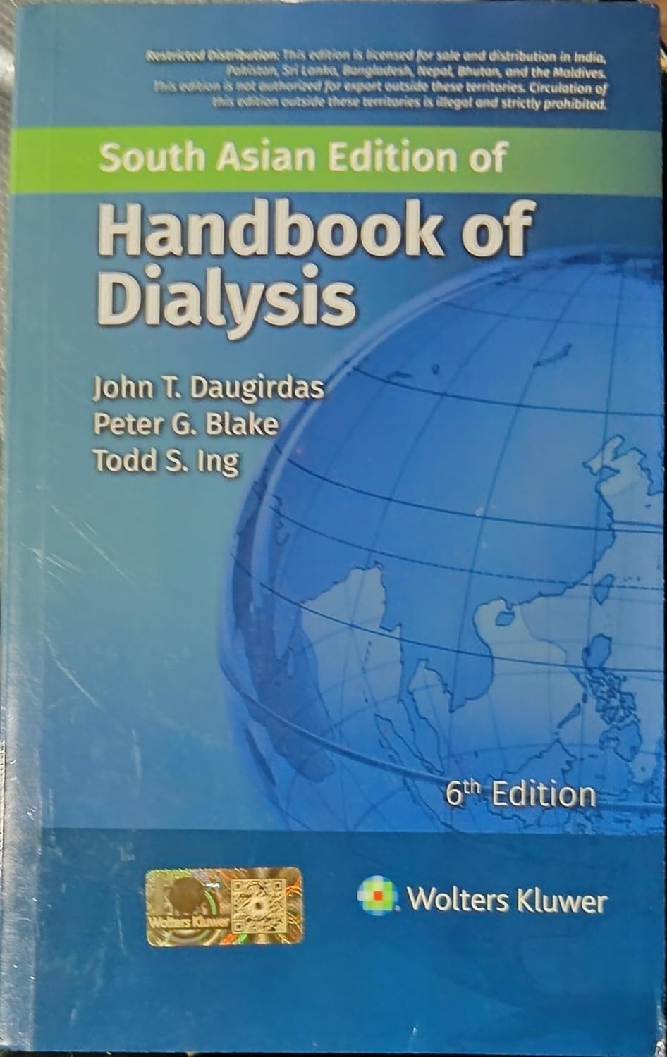 HANDBOOK OF DIALYSIS 6TH SAE/2025 - JOHN DAUGIRDAS