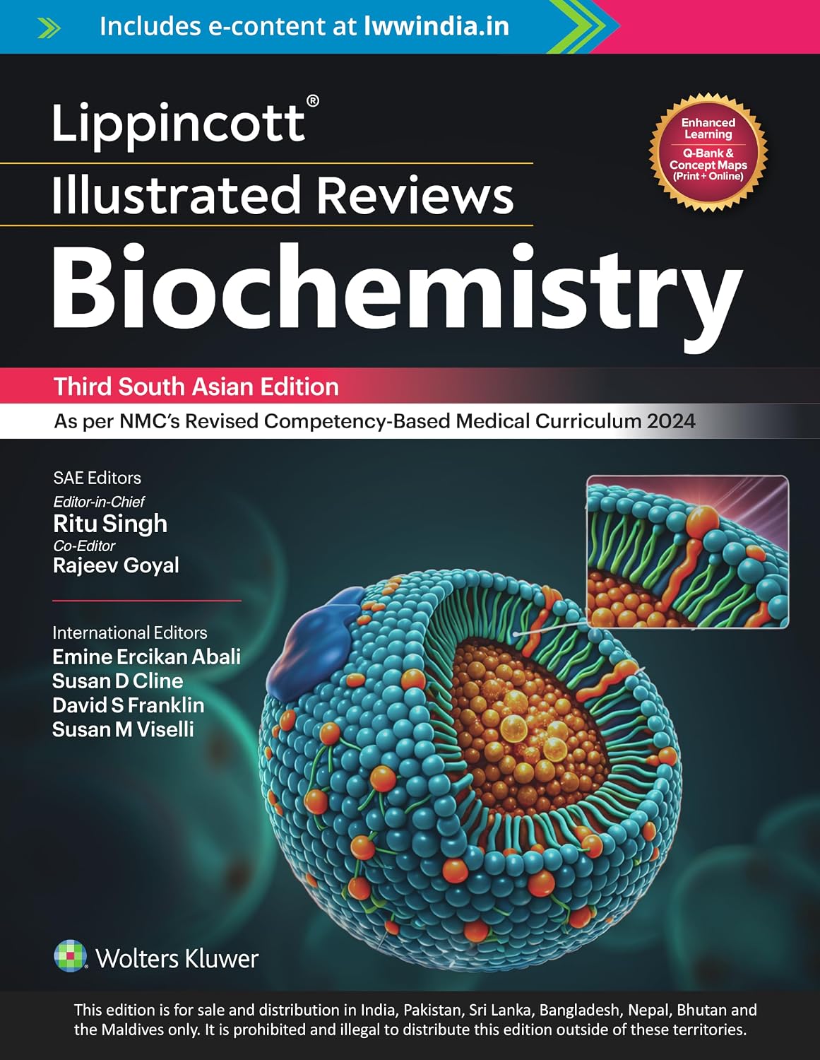 LIPPINCOTT ILLUSTRATED BIOCHEMISTRY 3SA/2026- RITU SINGH