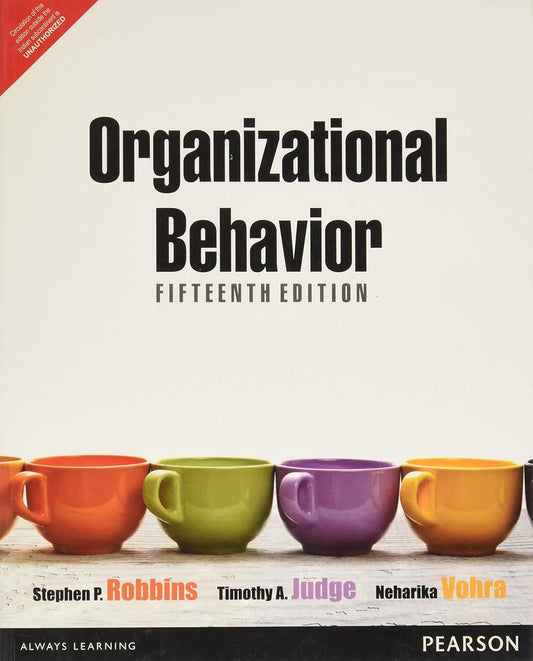 ORGANIZATIONAL BEHAVIOR 15TH/2013-STEPHEN ROBBINS