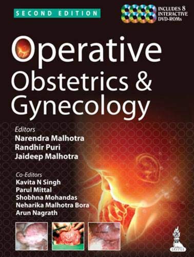 OPERATIVE OBSTETRICS & GYNECOLOGY INCLUDES 8 DVD-ROMS 2ND/2014 - NARENDRA MALHOTRA