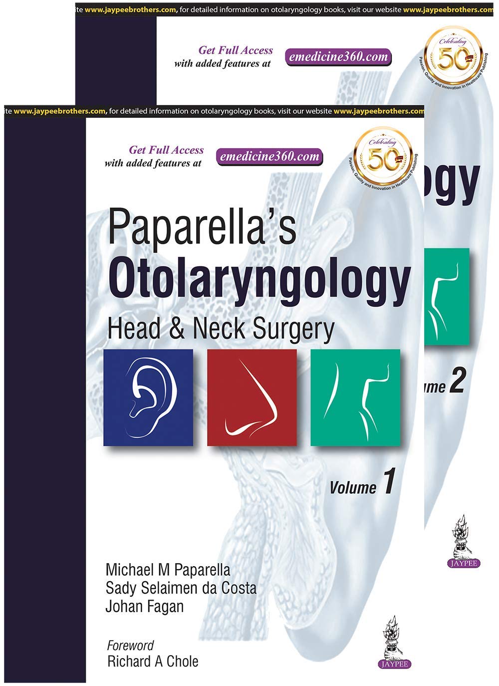 PAPARELLA’S OTOLARYNGOLOGY, HEAD & NECK SURGERY (2 VOLUMES) 1ST/2025 - MICHAEL M PAPARELLA