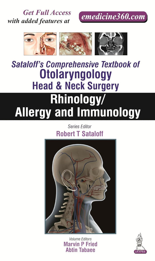 SATALOFF'S COMPREHENSIVE.TB.OF OTOLARY. HEAD&NECK SURGERY RHINOLOGY/ALLERY AND IMMUNOLOGY VOL.2 1ST/2016 - FRIED MARVIN P