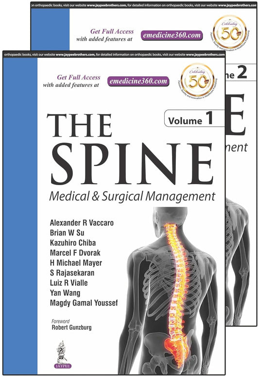 THE SPINE MEDICAL AND SURGICAL MANAGEMENT (2VOLS) 1ST/2019 - ALEXANDER R VACCARO