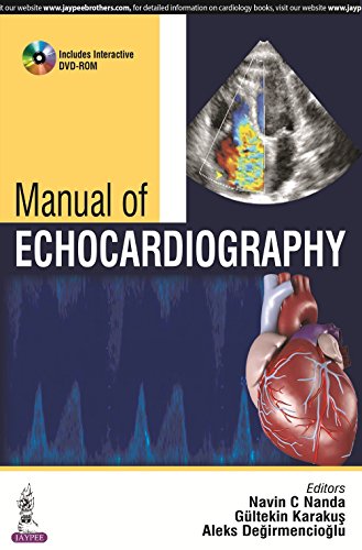 MANUAL OF ECHOCARDIOGRAPHY 1ST/2016 - NAVIN NANDA (DVD not available)