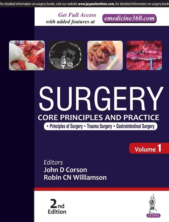 SURGERY CORE PRINCIPLES AND PRACTICE (2VOLS) 2ND/2017 - JOHN D CORSON