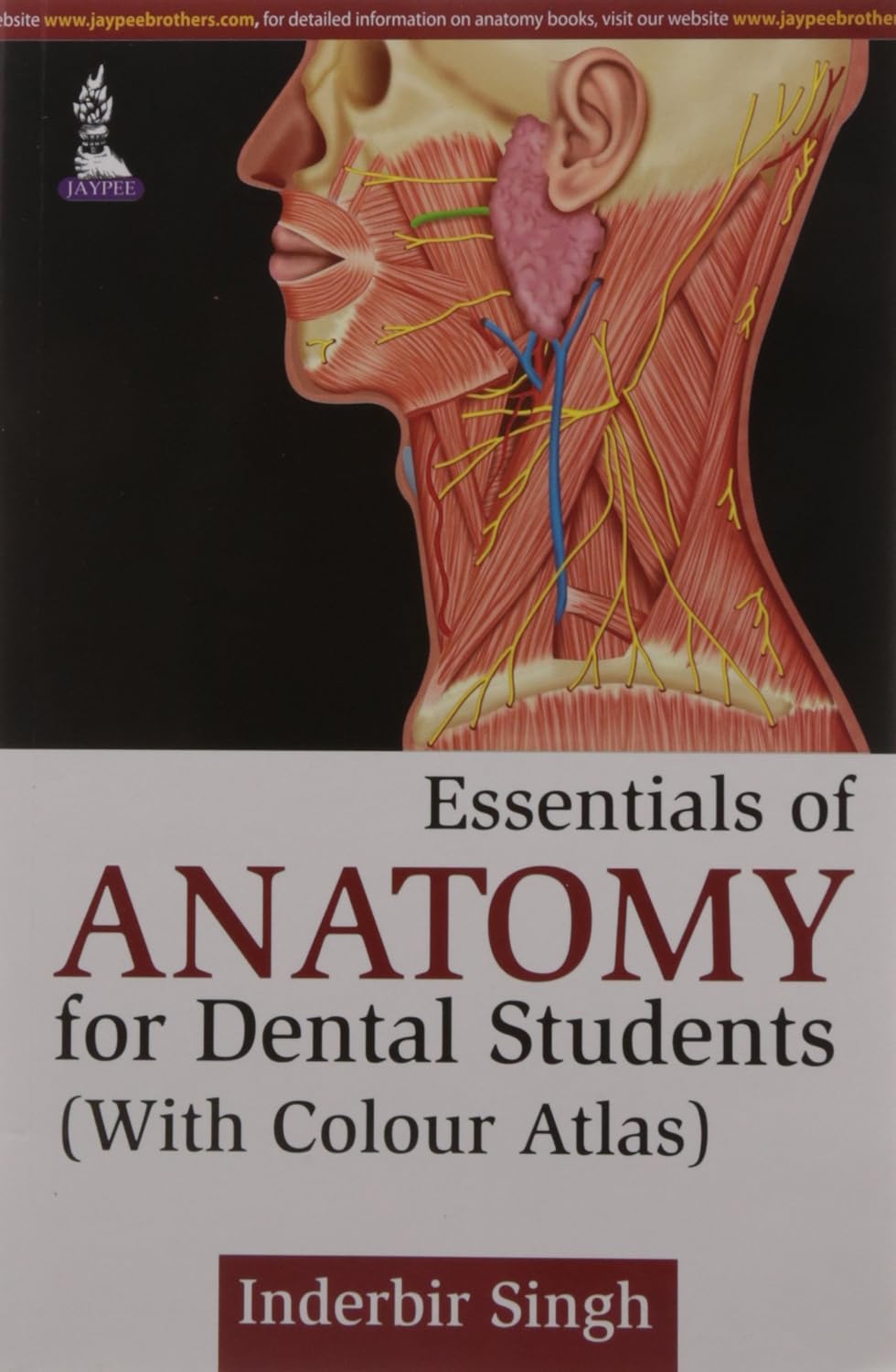 ESSENTIALS OF ANATOMY FOR DENTAL STUDENTS (WITH COLOUR ATLAS) 1ST/2015 - INDERBIR SINGH
