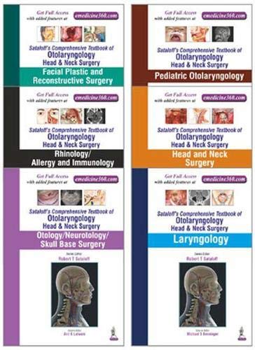 SATALOFF'S COMPREHENSIVE TEXTBOOK OF OTOLARYNGOLOGY (6 VOLS) 1ST/2016 - ROBERT T SATALOFF
