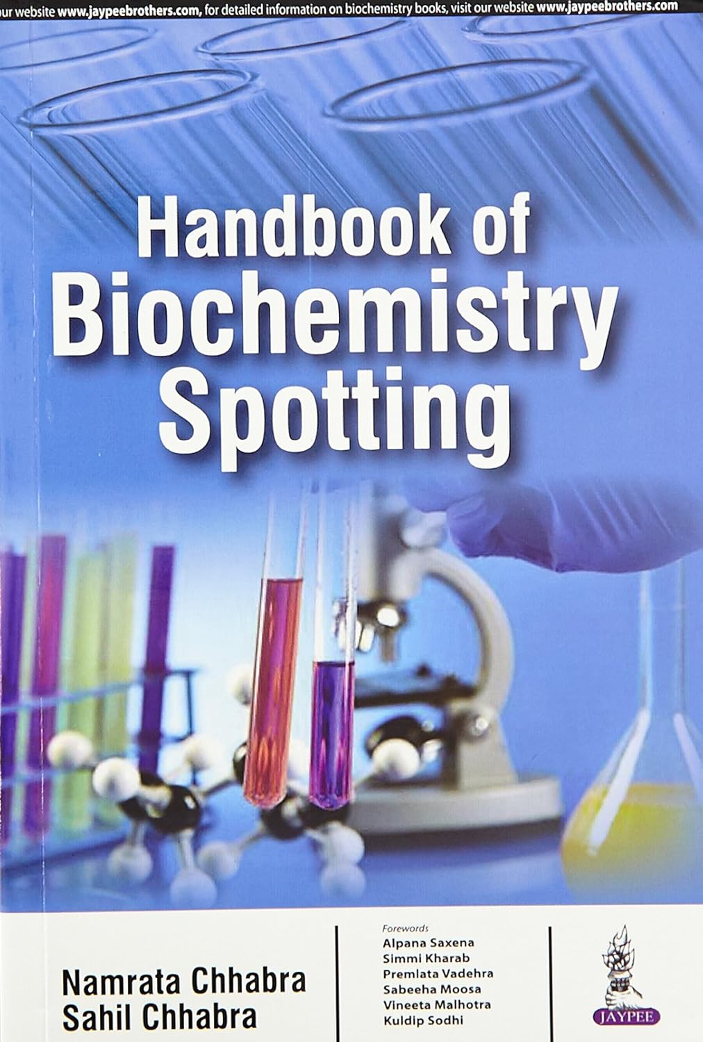 HANDBOOK OF BIOCHEMISTRY SPOTTING 1ST/2016 - NAMRATA CHHABRA