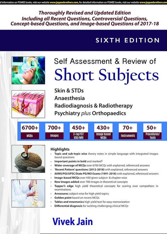 SELF ASSESSMENT & REVIEW OF SHORT SUBJECTS 6TH/2018 - VIVEK JAIN