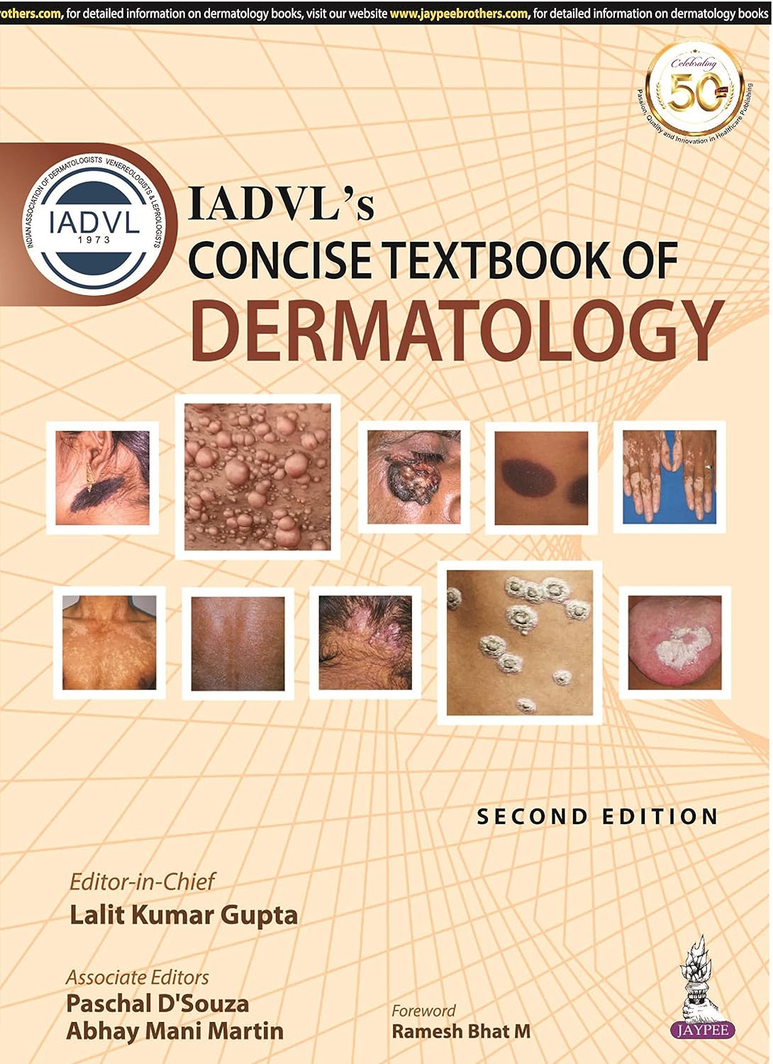 IADVL’S CONCISE TEXTBOOK OF DERMATOLOGY 2ND/2025 - LALIT KUMAR GUPTA