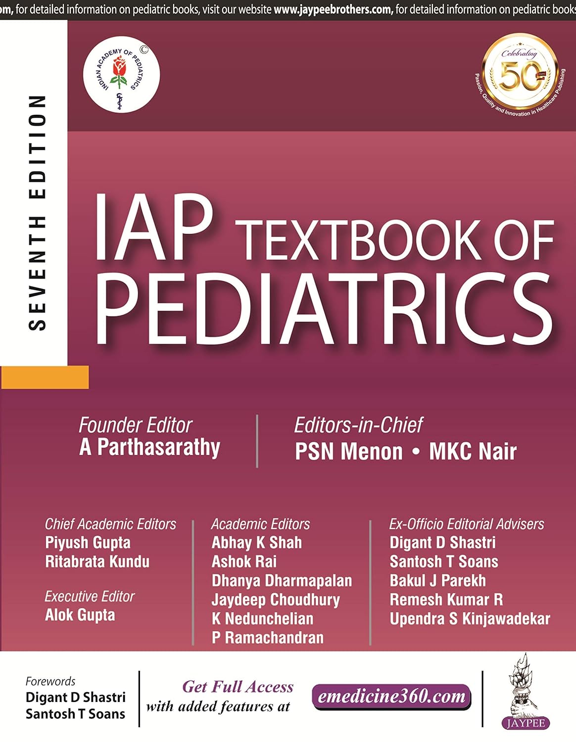 IAP Textbook of Pediatrics 7th/2019