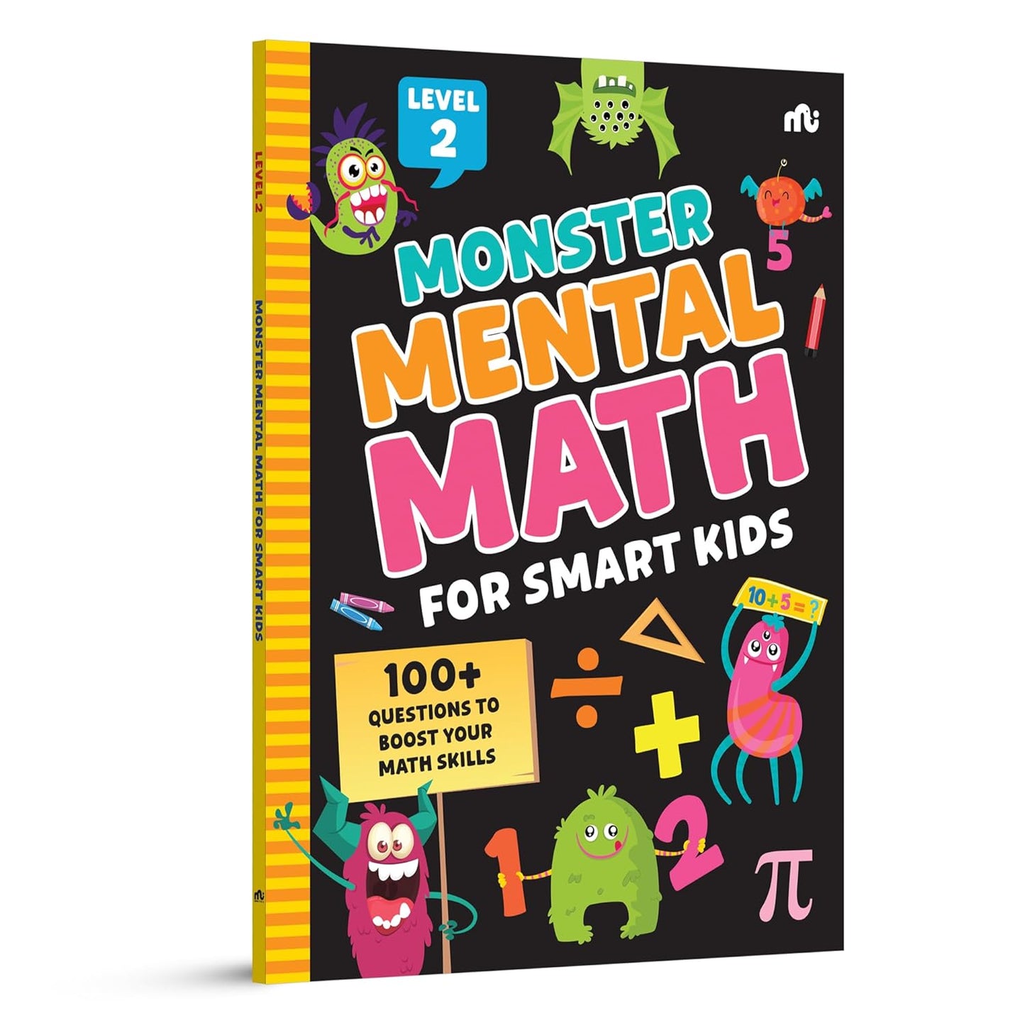MONSTER MENTAL MATH FOR SMART KIDS LEVEL 2 - MOONSTONE