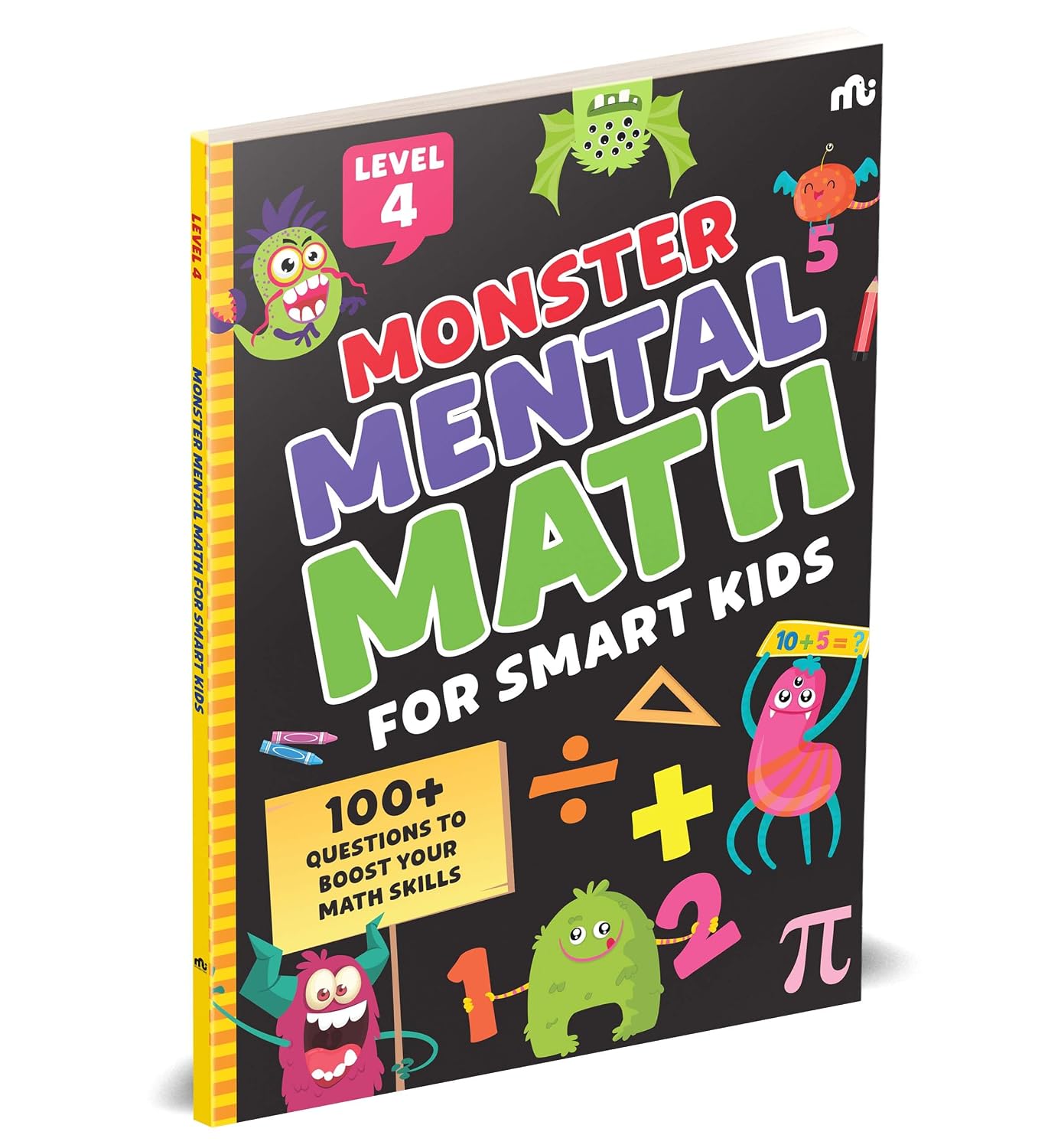 MONSTER MENTAL MATH FOR SMART KIDS LEVEL 4 - MOONSTONE