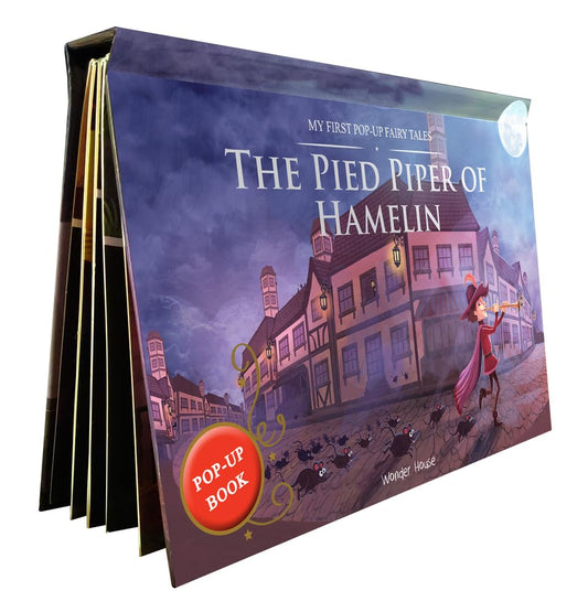 MY FIRST POP-UP FAIRY TALES - PIED PIPER OF HAMELIN : POP UP BOOKS FOR CHILDREN -  BOOKS