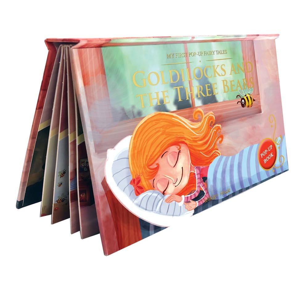 MY FIRST POP-UP FAIRY TALES - GOLDILOCKS AND THE THREE BEARS : POP UP BOOKS FOR CHILDREN -  BOOKS