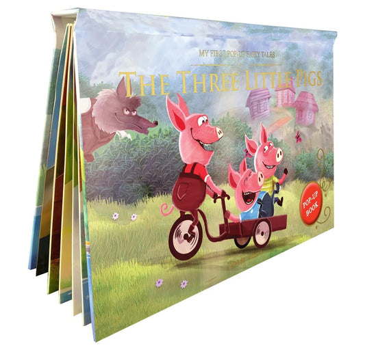 MY FIRST POP-UP FAIRY TALES - THREE LITTLE PIGS : POP UP BOOKS FOR CHILDREN -  BOOKS