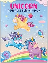 UNICORN REUSABLE STICKER BOOK FOR CHILDREN - WONDER HOUSE BOOKS