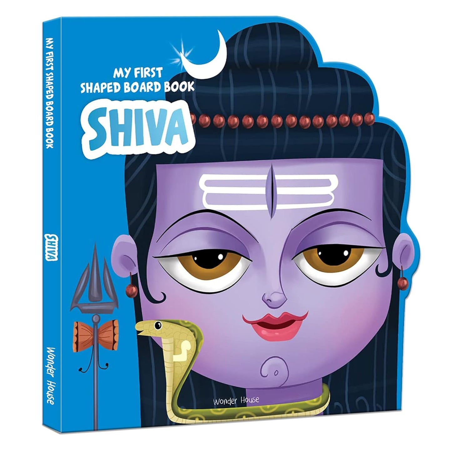 MY FIRST SHAPED BOARD BOOK: ILLUSTRATED LORD SHIVA HINDU MYTHOLOGY PICTURE BOOK FOR KIDS AGE 2+ (IND -  BOOKS