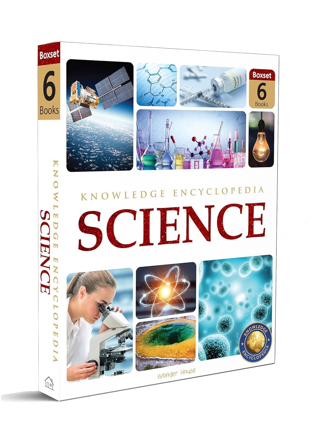 SCIENCE KNOWLEDGE ENCYCLOPEDIA FOR CHILDREN : COLLECTION OF 6 BOOKS (BOX SET) -  BOOKS