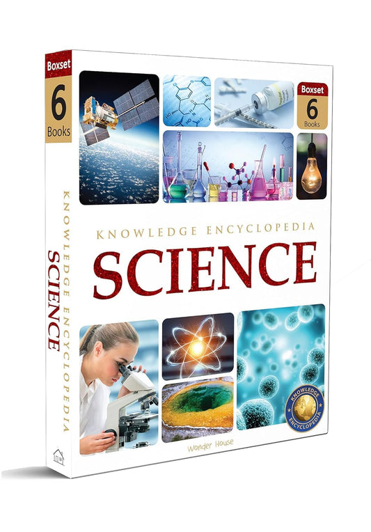 SCIENCE KNOWLEDGE ENCYCLOPEDIA FOR CHILDREN : COLLECTION OF 6 BOOKS (BOX SET) -  BOOKS