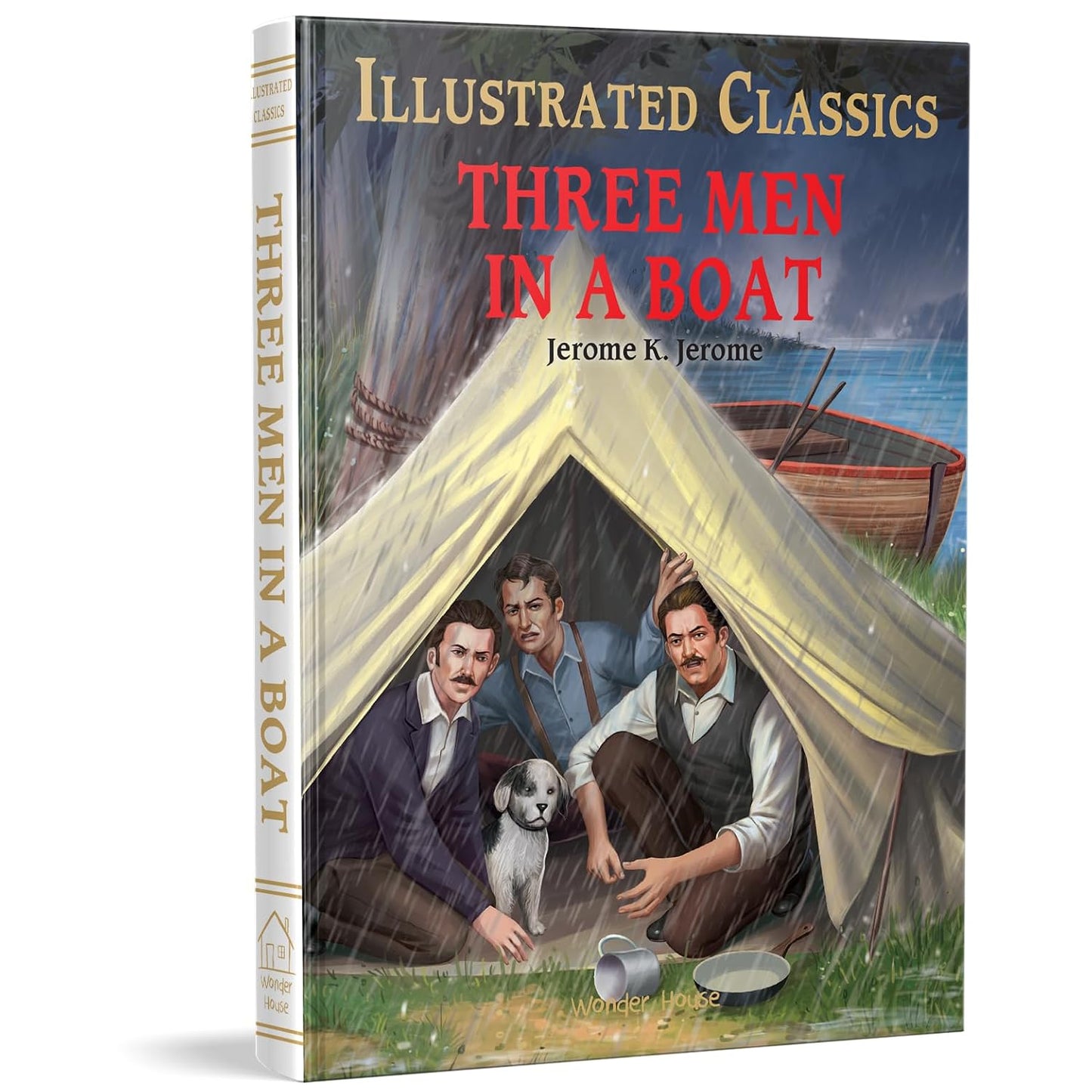 THREE MEN IN A BOAT : ILLUSTRATED ABRIDGED CHILDREN CLASSIC ENGLISH NOVEL WITH REVIEW QUESTIONS (HAR - KENNETH GRAHAME