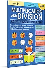 MULTIPLICATION AND DIVISION ACTIVITY BOOK  FOR CHILDREN - 80+ ACTIVITIES INSIDE - WONDER HOUSE BOOKS