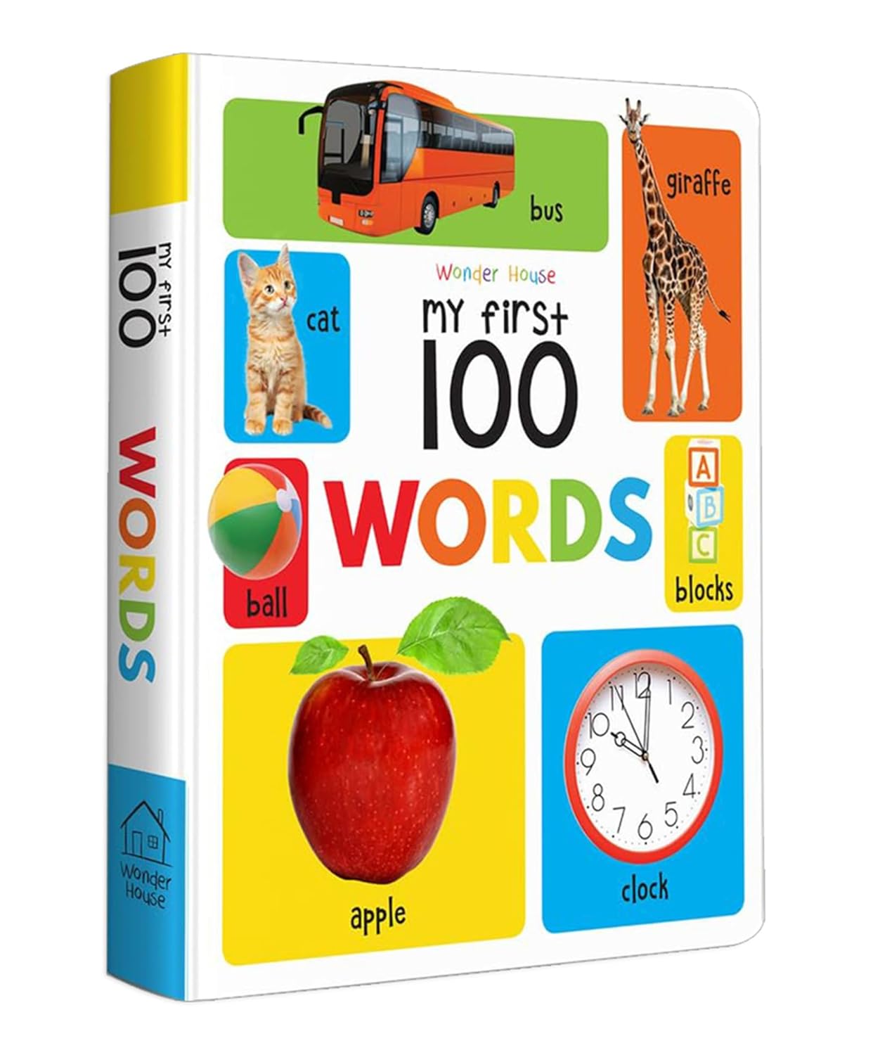 MY FIRST 100 WORDS BOARD BOOK : MY 100 LIBRARY SERIES -  BOOKS