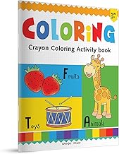 PRESCHOOL ACTIVITY BOOK: COLORING - CRAYON FUN ACTIVITY BOOK FOR KIDS - WONDER HOUSE BOOKS