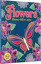 FLOWERS COLORING BOOK FOR ADULTS - WONDER HOUSE BOOKS