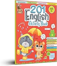 201 ENGLISH ACTIVITY BOOK - FUN ACTIVITIES AND GRAMMAR EXERCISES FOR CHILDREN: ALPHABET & WORDS, RHY - WONDER HOUSE BOOKS