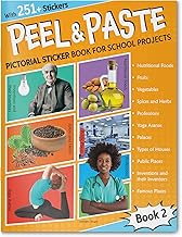 PEEL & PASTE - PICTORIAL STICKER BOOK FOR SCHOOL PROJECTS - BOOK 2 - WONDER HOUSE BOOKS