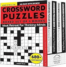 CROSSWORD PUZZLES BOXED SET (4 BOOKS) - WONDER HOUSE BOOKS