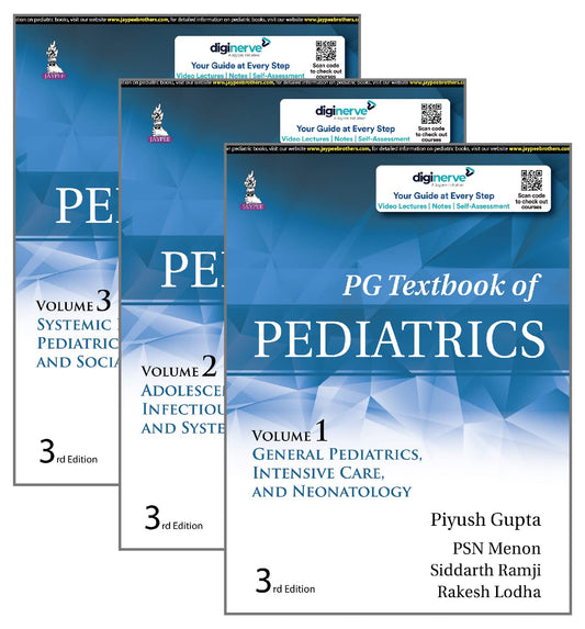 PG TEXTBOOK OF PEDIATRICS (3 VOLUMES) 3RD/2024 - PIYUSH GUPTA