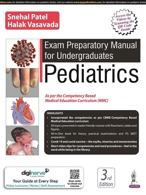 Exam Preparatory Manual For Undergraduates Pediatrics 3rd/2022