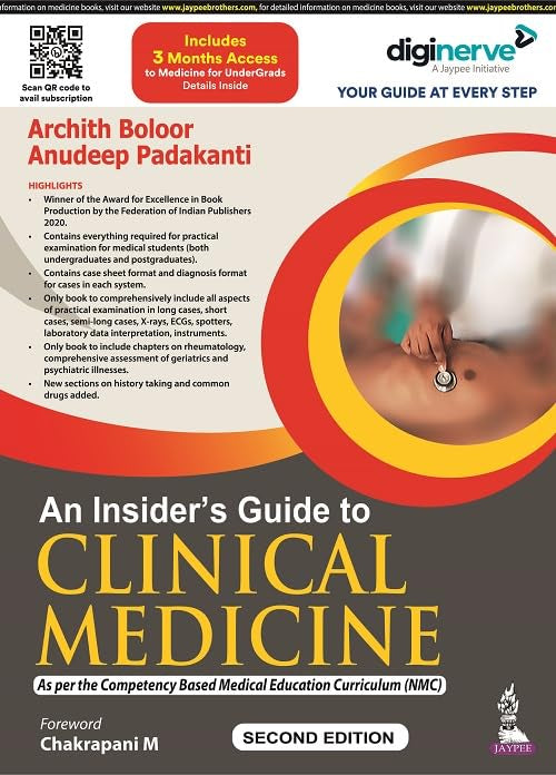 AN INSIDERS GUIDE TO CLINICAL MEDICINE 2ND/2022- ARCHITH BOLOOR