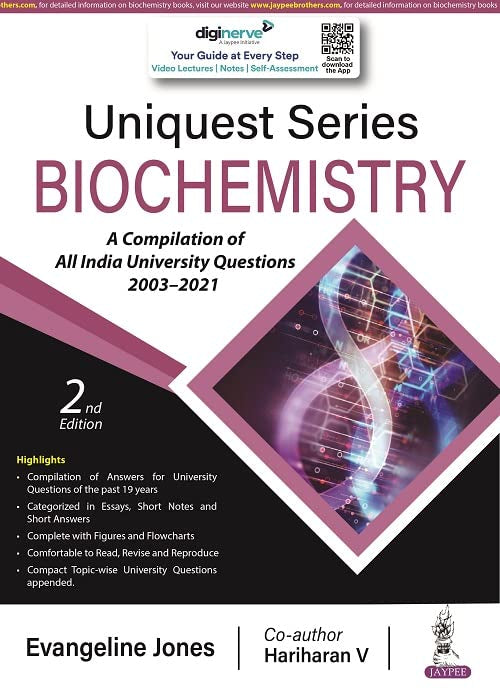UNIQUEST SERIES BIOCHEMISTRY 2ND/2023 - EVANGELINE JONES